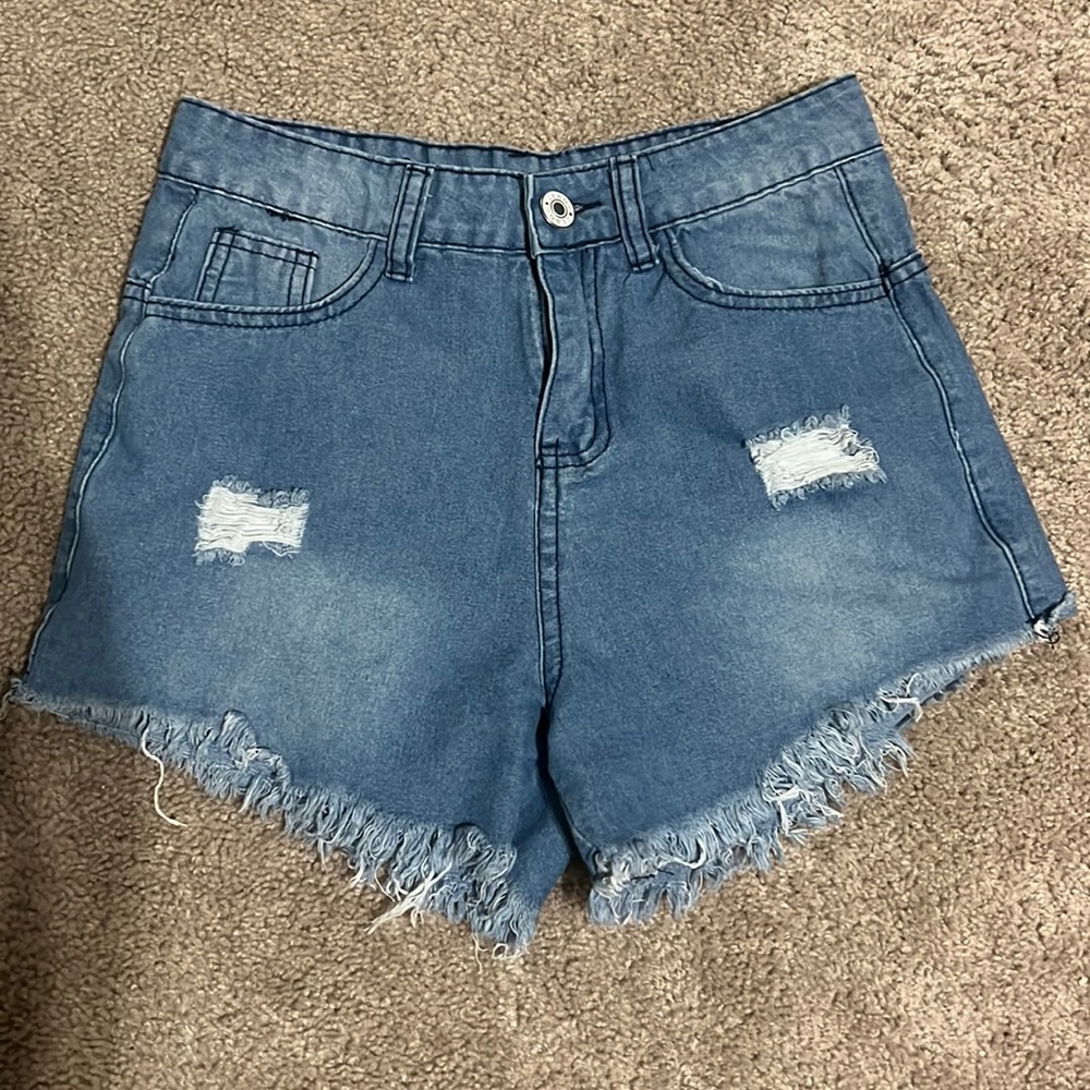 Denim shorts